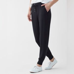 SPLENDID DREAM SLUB JOGGER - BLACK SIZE SMALL (PREOWNED)